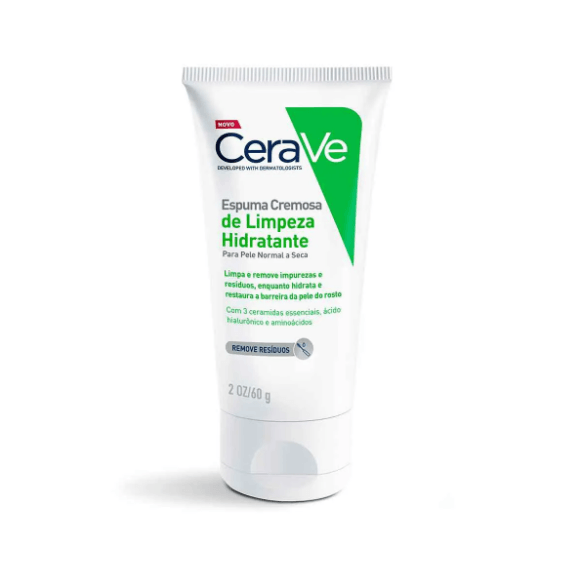 Espuma Cremosa de Limpeza Hidratante Cerave 60g